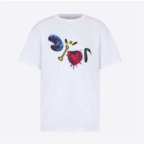 dior men insect t shirt all over the front|Dior .